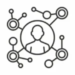 as a Freelance digital marketing specialist in calicut A picture connecting people in social media marketing.